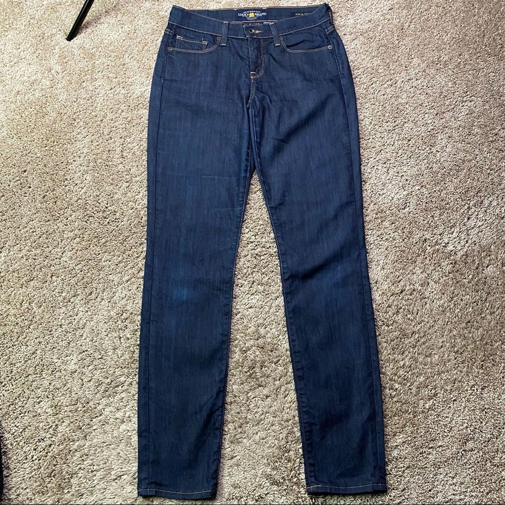 Lucky Brand Sofia Skinny Jeans Denim 6 / 28 Dark